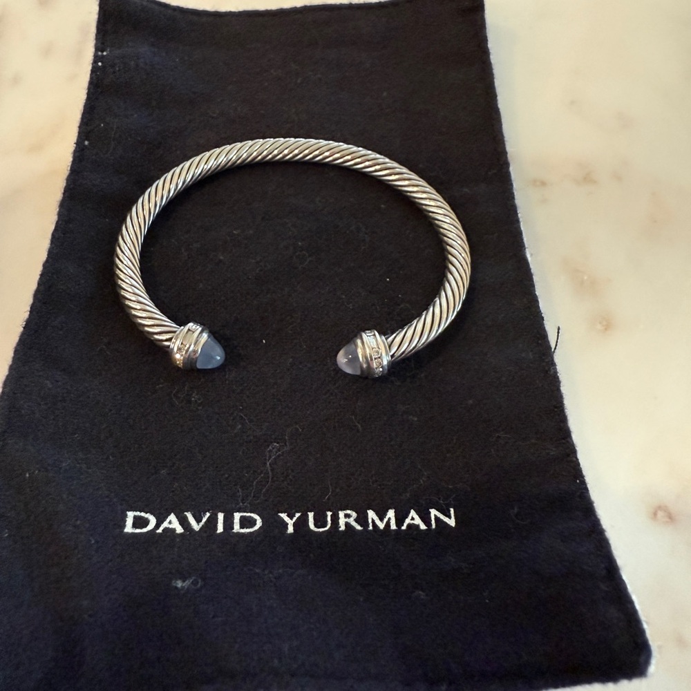 David Yurman classic cable bracelet rare retired stone 5mm SMALL